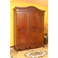 Indonesia furniture manufacturer and wholesaler Armoire leaf 3 doors knock down