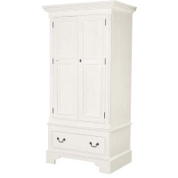 Indonesia furniture manufacturer and wholesaler Georgian Single Wardrobe White