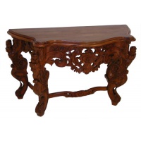 Indonesia furniture manufacturer and wholesaler Serpentine Rococo Console 