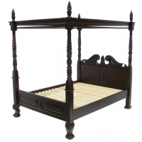 Indonesia furniture manufacturer and wholesaler poster canopy bed